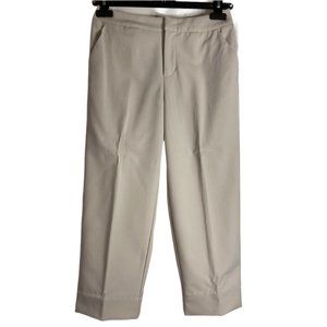 OAK + FORT light tan cropped pants, 26"/xs-s